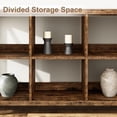 thumbnail image 4 of Console Table 62.2'' Narrow Sofa Table 8 Cube Storage Organizer Cabinet 3 Tier Long Sofa Table Behind Couch Entry Console Table with Storage for Entryway, Living Room, Foyer, 4 of 6