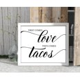 thumbnail image 4 of Pancarte « First Comes Love Then Comes » Tacos, Impression de Fête, Déco de Mariage, Signalisation (Cadre Non Inclus), 4 of 5