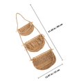 thumbnail image 4 of COOPHYA 1Set Hanging Fruit Hammock For Kitchen With Elegant Wooden And Cotton Design, 4 of 5