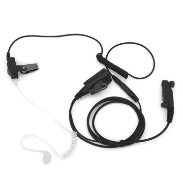 Security Earphone, Two Way Earpiece Clear Voice With Clothespins For Entertainment For Hotel For Retail