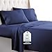 thumbnail image 2 of Twin Sheets Set, 3 pc Bed Sheets & Pillowcase Set - Machine Washable for Easy Care - Soft & Breathable All Season Microfiber Sheets with Deep Pockets - Navy, 2 of 4