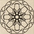 thumbnail image 1 of Ahgly Company Machine Washable Indoor Square Transitional Wheat Beige Area Rugs, 6' Square, 1 of 7