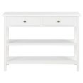 thumbnail image 2 of vidaXL Sideboard White 110x35x80 cm MDF, 2 of 5
