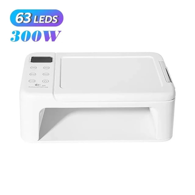 480W UV LED Lamp For Nails 108 LEDs Nail Dryer With Red Light Mode Large Space Manicure Lamp 4 Timer ,High Power