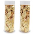 thumbnail image 1 of lmoikesz 2 Bottles Edible Gold Foil Leaf Cake Chocolates Dessert Muffins Decoration Flakes Portable Food Cooking Decorating Craft, 1 of 5