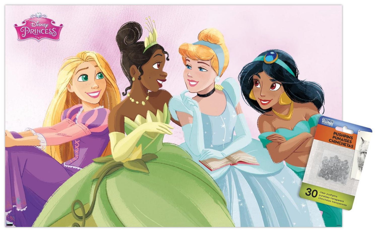 Disney Ultimate Princess Celebration - Group Wall Poster, 22.375" x 34" Framed
