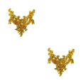 thumbnail image 1 of maskred Beautiful And Easy To Rhinestones Applique Sew On Beads Trim Patches Versatile Beautiful And Elegant yellow 2Set, 1 of 6