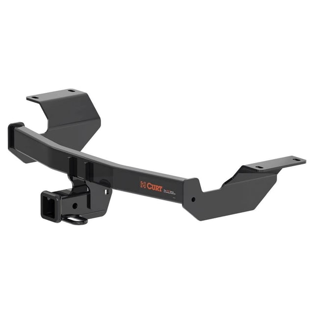 Curt 13397 Class 3 3500 Lb. Trailer Steel Hitch with 2-inch receiver designed for 2017-2019 Honda CR-V models. Features a durable gloss black powder coat finish, precisely welded construction, and a round main body for superior strength. Includes installation hardware and supports up to 3,500 pounds weight carrying capacity and 525 pounds tongue weight. Ideal for RV towing and compatible with hitch accessories. Tested for safety in accordance with SAE J684 standards.