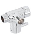 thumbnail image 1 of Shower Arm Diverter Valve, Fine Polished  Plated Shower Arm Diverter Professional  for Hand Shower Head, 1 of 8