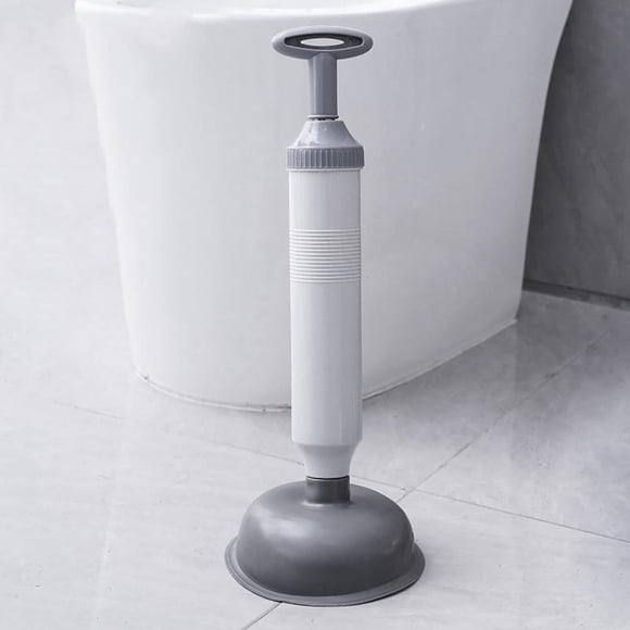 Powerful Plunger For Clogged Toilets Heavy Duty Bladder Plunger Toilet Unclogger Easy Grip Handle Universal Fit For All Standard Toilets Bathroom Products 1