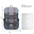 thumbnail image 2 of KAUKKO Laptop Outdoor Backpack, Traveling Rucksack Fits 15.6 Inch Laptop(5-7-Grey), 2 of 5