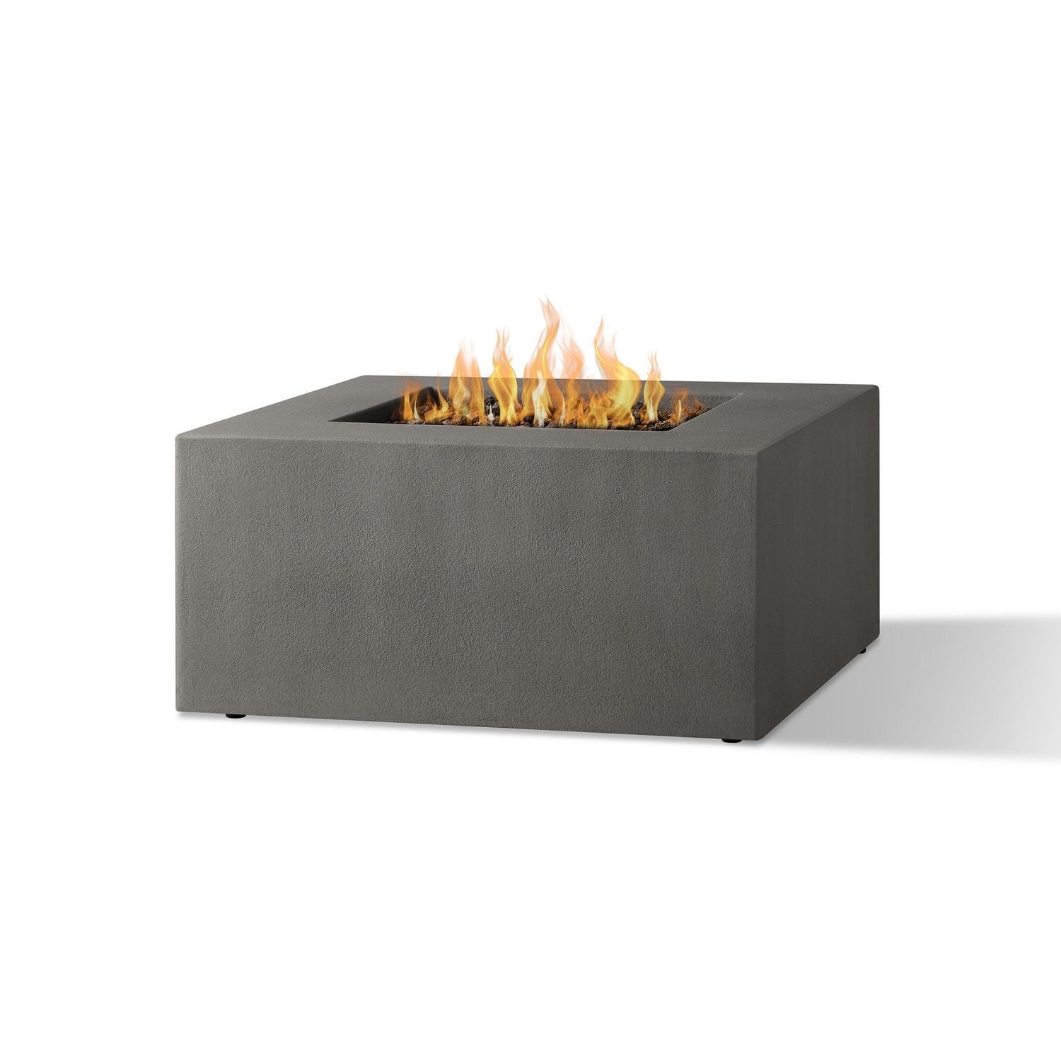 Real Flame Foyer Extérieur Carré au Propane de 40 po  Estes avec Réservoir Caché en Carbone par Jensen Co.