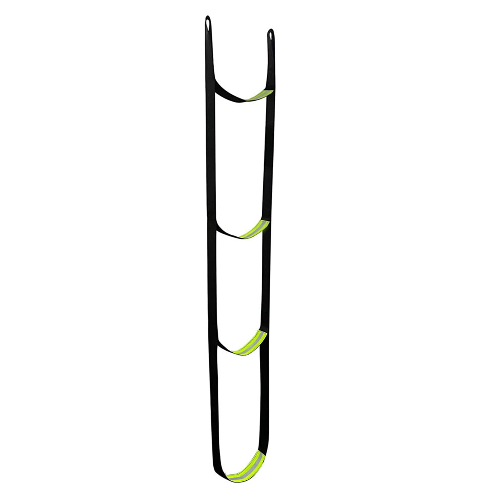 Visland Climbing Aider with Anti-Skidding Steps Reflective Strip Design Wear Resistant Foldable Portable Rope Ladder Camping Supplies