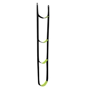 Visland Climbing Aider with Anti-Skidding Steps Reflective Strip Design Wear Resistant Foldable Portable Rope Ladder Camping Supplies