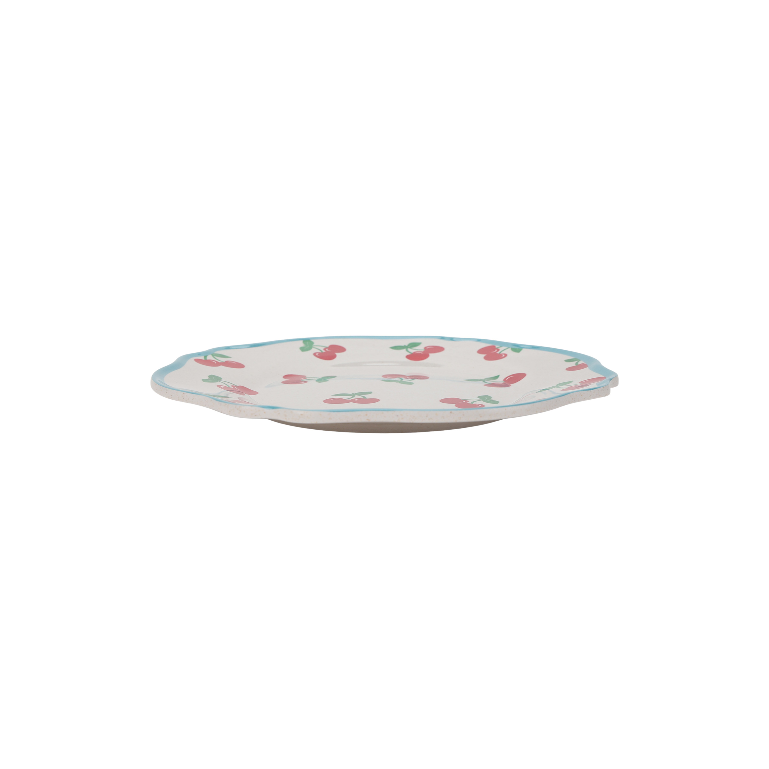 Hometrends Assiette à Salade en Bambou Mélamine Cerise 8.375 Inch