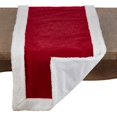 thumbnail image 4 of Saro Lifestyle 2050.R16108B Chemin de Table de Noël 16 x 108 Po avec Bordure Sherpa Blanche, 4 of 4