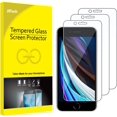 thumbnail image 1 of JETech Screen Protector for Apple iPhone SE 2020 4.7-Inch, Tempered Glass Film, 3-Pack, 1 of 5