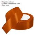 thumbnail image 3 of Unique Bargains 1.5" Wide 24 Yards Satin Ribbon Single Side Craft Roll Wrap Decoration Orange, 3 of 6