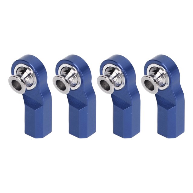 RC Car Rod End, M3 High Accuracy 4PCS Steel Fine Workmanship RC Car Steering Rod Head For Replacement Black,Red,Silver,Dark Blue,Purple