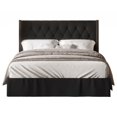 thumbnail image 1 of Billy Tufted Upholstered Platform Bed Black - Twin, 1 of 5