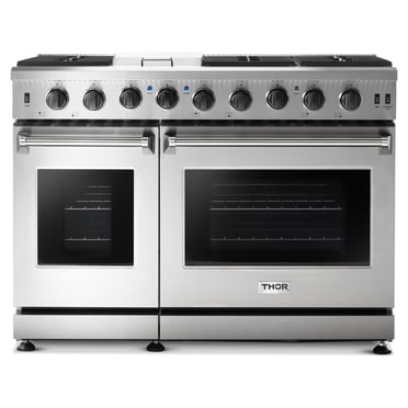 Thor Kitchen 48 Inch Gas Range in Stainless Steel-LRG4807U