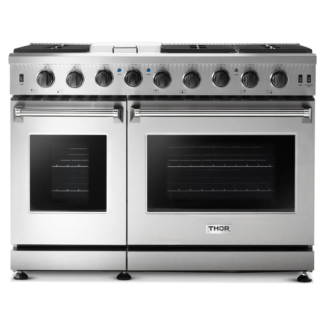 Thor Kitchen 48 Inch Gas Range in Stainless Steel-LRG4807U