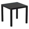 thumbnail image 1 of Ares Resin Square Dining Table Black 31 inch, 1 of 3