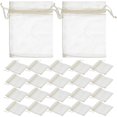 thumbnail image 3 of 100Pcs Drawstring Organza Bags Jewelry Bags Party Goodies Bags Jewelry Pouches Small Mesh Bags, 3 of 8