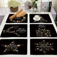 thumbnail image 2 of Koszal Table Mat Eco-friendly Wear Resistant Cotton Flax Decorative Xmas Themed Pattern Placemat for Home, 2 of 8
