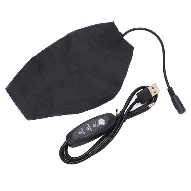 Tapis de Chauffage Électrique, Coussin de Chauffage USB Lavable Multifonctions Pliable 3 Vitesses pour le Bureau