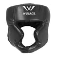 thumbnail image 4 of jinwen Boxing Headgear Protective Gear for Sparring Kickboxing Women Men Black S, 4 of 9