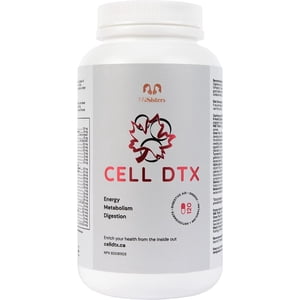 Énergie immédiate soutenue, clarté mentale, focus, digestion saine, antioxydants naturels, système immunitaire plus fort - CELL DTX (120 gélules) - Santé Canada homologué NPN #80091105