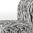 thumbnail image 4 of Designart "Elegant Simplicity" Black Abstract Upholstered Accent Chair - Modern Arm Chair For Bedroom, 4 of 7