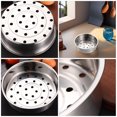 thumbnail image 3 of 2pcs Steamer Basket: Thick And Stainless Steel Steam Rack - Rice Cooker Liner Basket for Steaming Food - Vegetables Dumplings and Buns, 3 of 9
