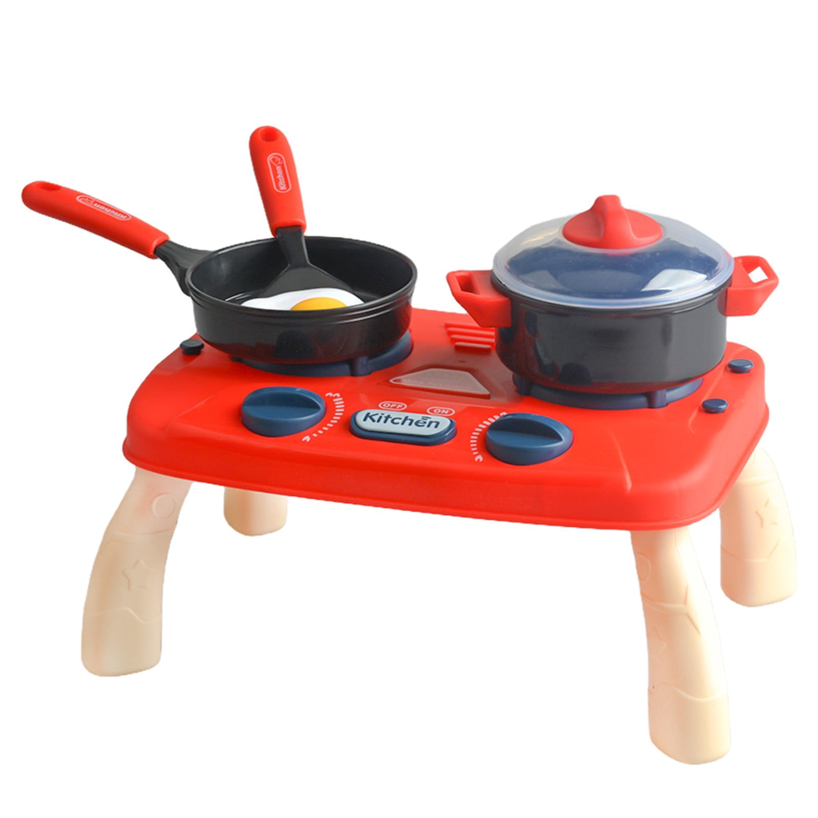 Kids Pretend Play Kitchen Set - Simulation Cooking Toy With Utensils - Interactive Role Play Toy For Imaginative Play - Durable Plastic Design For Toddlers 25X16.5X10Cm