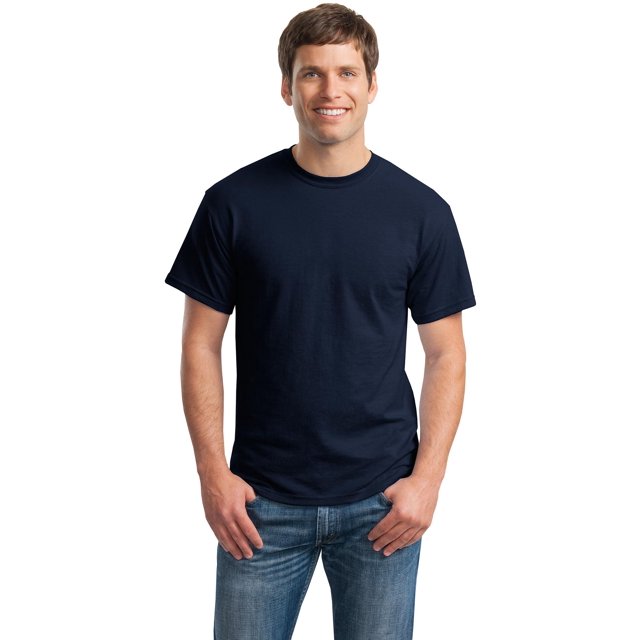 Gildan T-Shirt pour Hommes à Manches Courtes DryBlend 50 Coton/50 Polyester - 8000