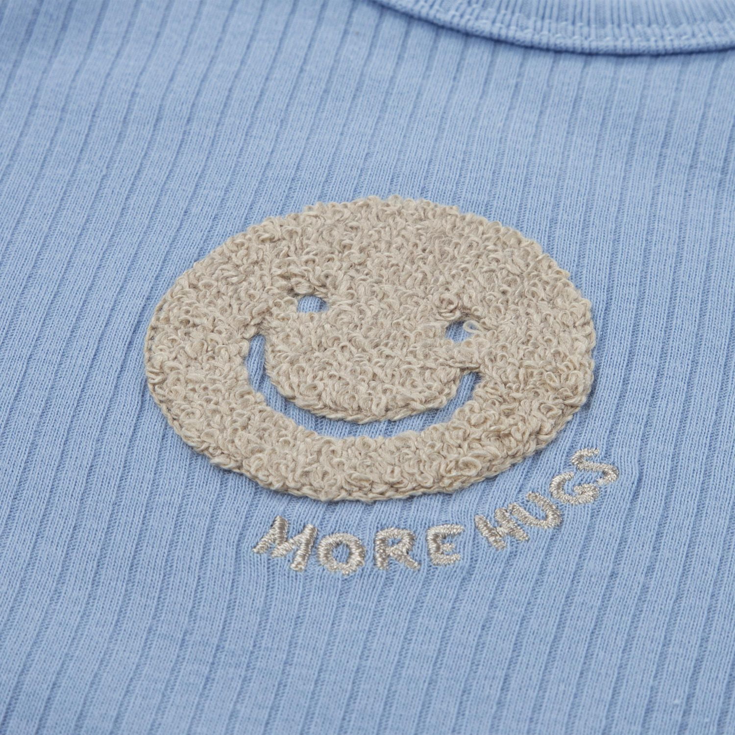 Lot de 3 bodies côtelés en coton biologique Huggies pour bébés garçons
