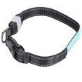 thumbnail image 3 of Dog  Collars, USB Charging Cable Lightweight Adjustable Size Pet LED Collar Carved PU Leather  For Daily Night Use Blue PU Leather, 3 of 8