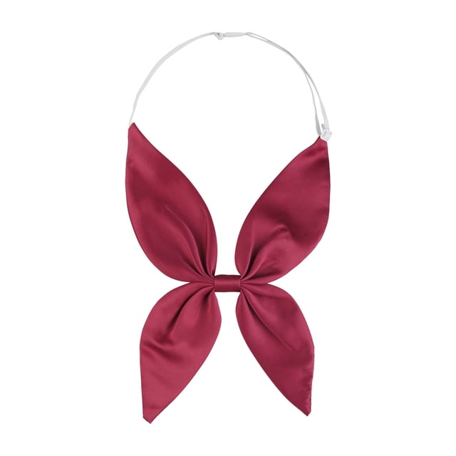 INSPIRE CHIC Robe de Marin pour Femme Pré-Nouée avec Nœud Papillon Nœud Papillon Déco Bordeaux Taille Unique