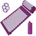 thumbnail image 4 of 1pcs Coussin d'Acupression Violet Oreiller + Coussin + Housse en Tissu, 4 of 5