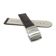 thumbnail image 4 of 24mm Leather Watch Strap Band Deployment Clasp Buckle, 4 of 7
