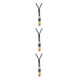 thumbnail image 3 of Transemion Handmade Clear Quartz Crystal Necklace Energy And Elegance Master StoneAdjustable Colorful Crystal 3Set, 3 of 6