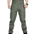 thumbnail image 1 of Pxkloy Pantalon Tactique Extensible pour Homme, Randonnée en Plein Air, Pantalon Cargo de Montagne, Imperméable, Combat, Léger, avec Poches, Vert Armée, G, 1 of 8