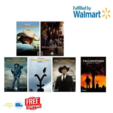 Yellowstone Complete Series Season 1-2-3-4-5 (part 1&2) DVD, English Only