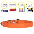 thumbnail image 4 of Faux Leather Collar Metal Buckle Pet Collar Adjustable Pet Collar for Small Dogs, 4 of 10
