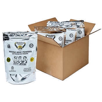Medallion Milk-Whole Milk Powder, 4 x 1 kg