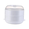 thumbnail image 2 of Microwave Heating Steamer Microwave Food Steamer for Vegetables Home Kitchen double layer, 2 of 8