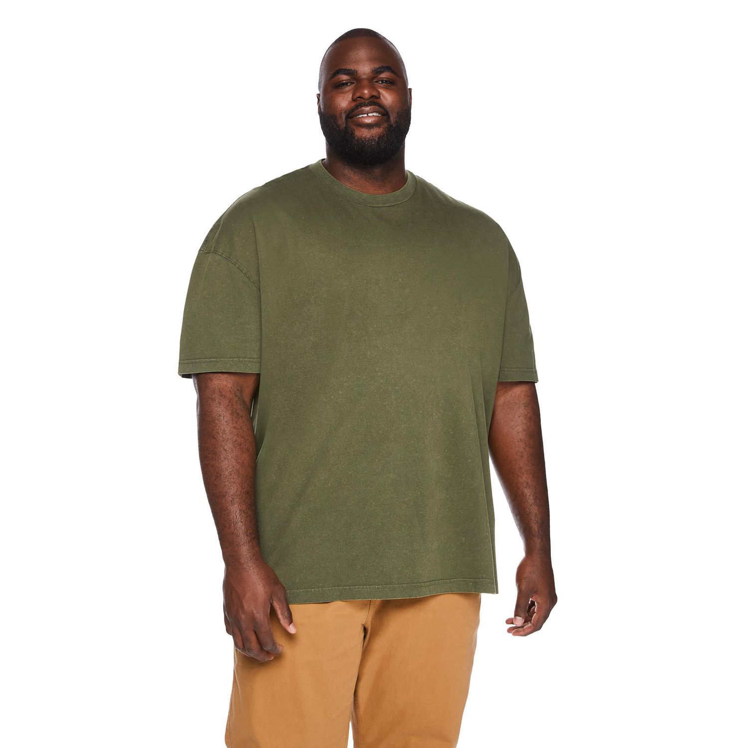 George Big Men's Loose Fit Washed Tee