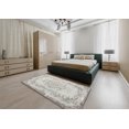 thumbnail image 4 of Ahgly Company Tapis d'Intérieur Carré Traditionnel Gris Persan, 8' Carré, 4 of 6