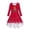 Brown, variant on TBWNWG Festive Holiday Party Dress for Girls Featuring Enchanting Deer and Christmas Tree Prints,Size 8-9 Years